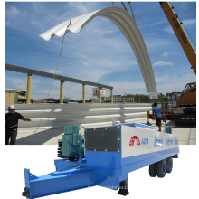 Sanxing 1250-800 K Q span hydraulic system forming machine/roofing sheet bending machine
